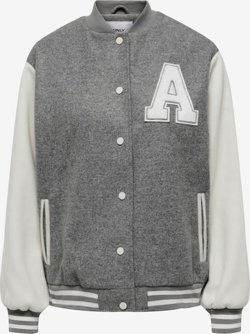 ONLY Between-Season Jacket 'Silja' in Grey: front