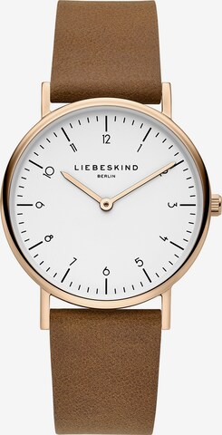 Liebeskind Berlin Analog Watch in Brown: front