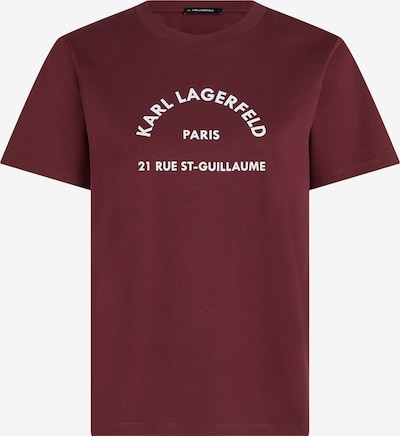 Karl Lagerfeld Paita värissä viininpunainen / valkoinen, Tuotenäkymä