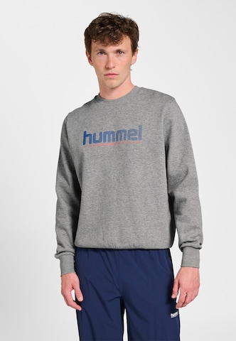 Hummel Athletic Sweatshirt in Grey: front