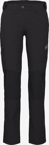MAMMUT Outdoor Pants 'Runbold Guide' in Black: front