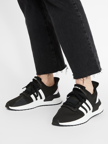 Sneaker low 'U_Path Run' de la ADIDAS SPORTSWEAR pe negru: față