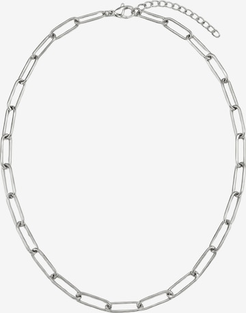 lePelou Necklace 'LINKA' in Silver: front