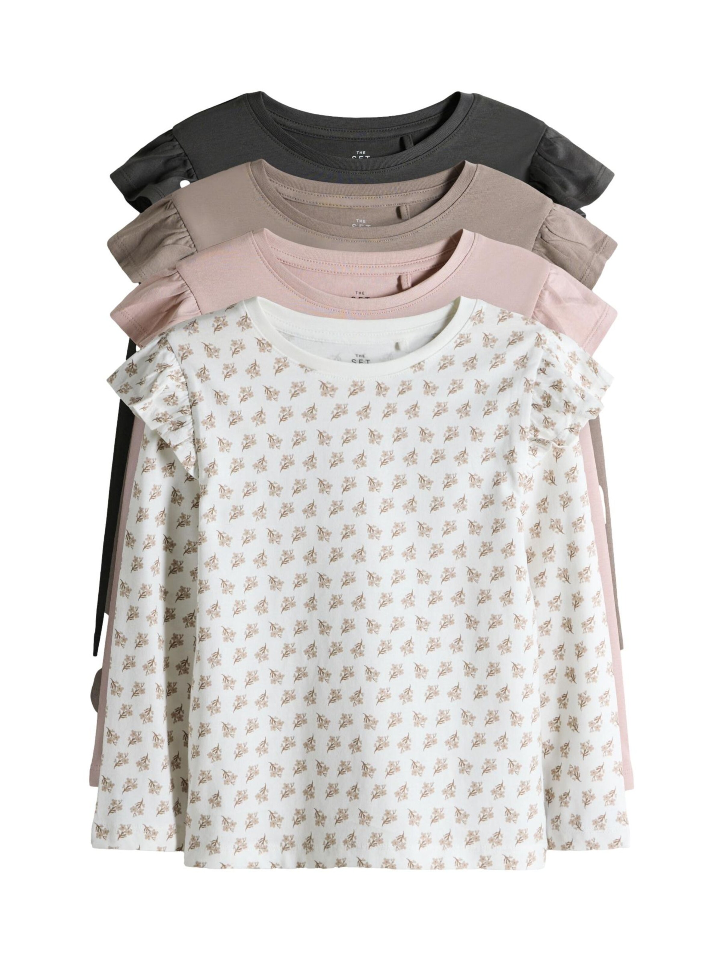 The Set Tričko - Sivá: predná strana