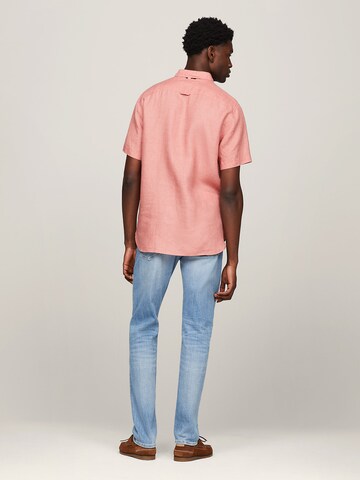 TOMMY HILFIGER Regular Fit Hemd in Pink