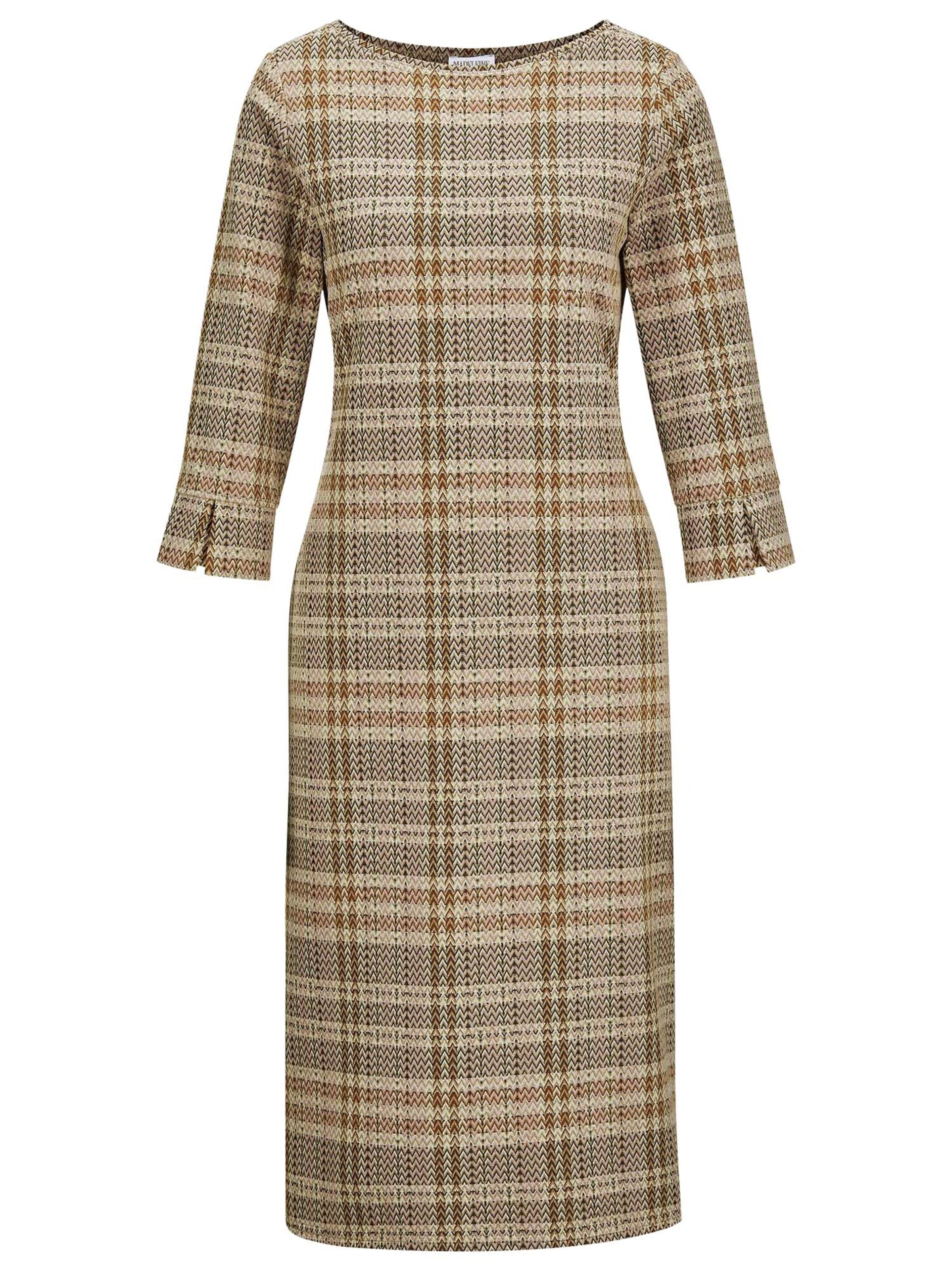 MADELEINE Kleid in Braun: Vorderseite