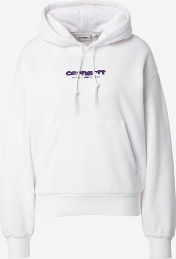 Carhartt WIP Sportisks džemperis, krāsa - tumši lillā / balts, Preces skats