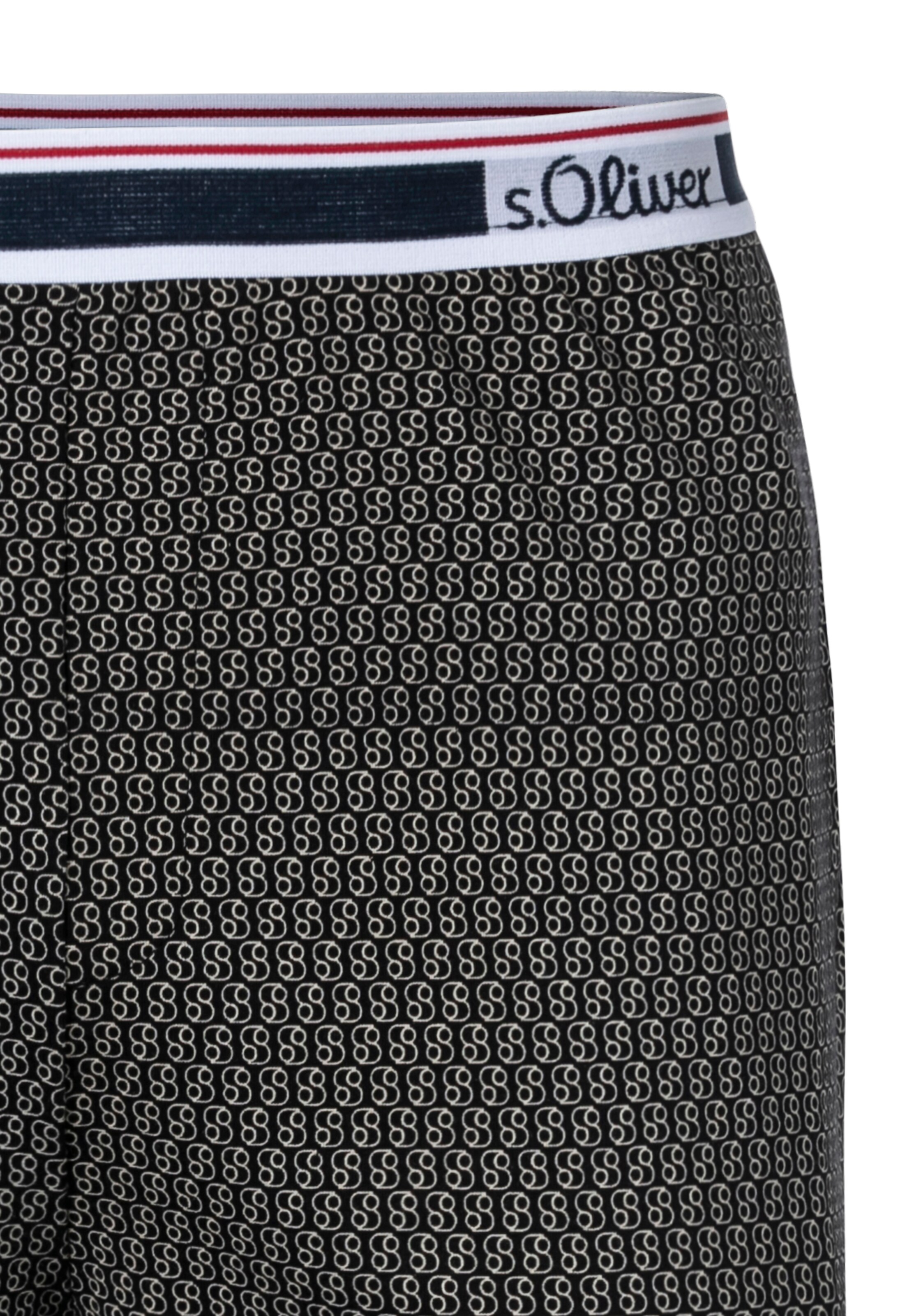 s.Oliver Пижамные штаны в Черный