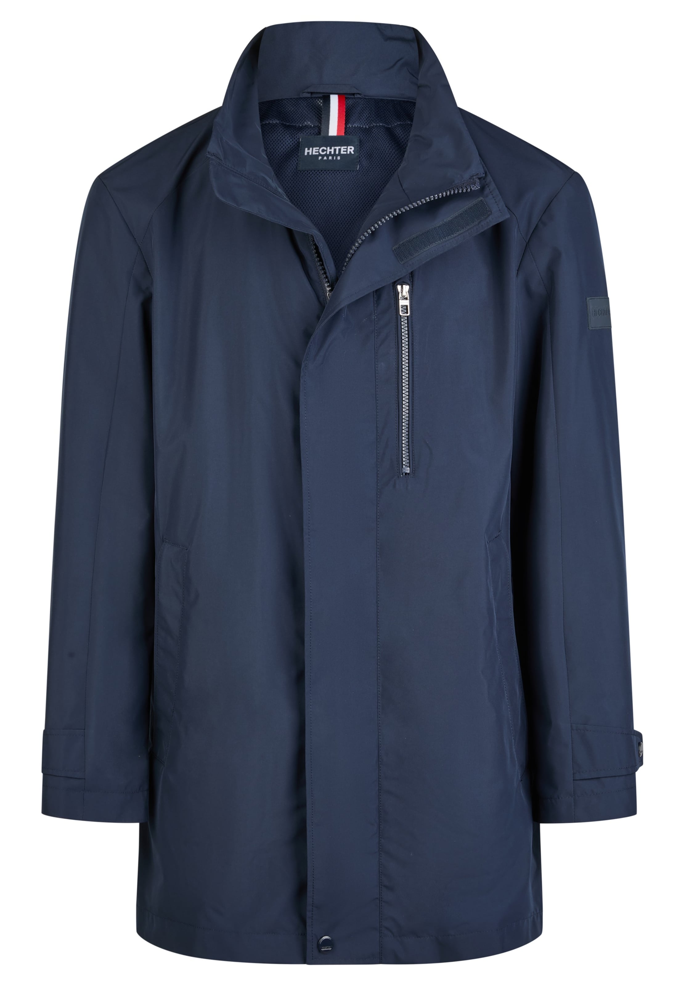 HECHTER PARIS Between-Seasons Coat in Blue: front