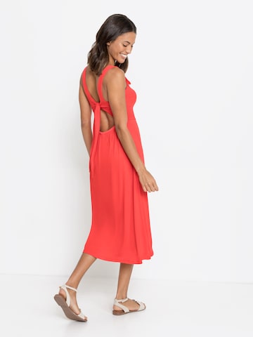 Robe LASCANA en rouge : derrière