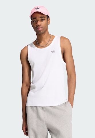 T-Shirt 'Trefoil Essentials' ADIDAS ORIGINALS en blanc : devant
