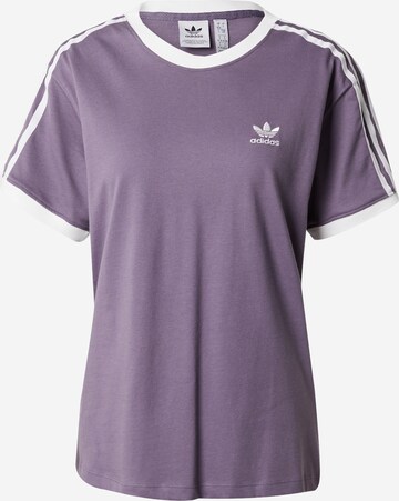 ADIDAS ORIGINALS T-Shirt 'Adicolor Classics' in Lila: predná strana