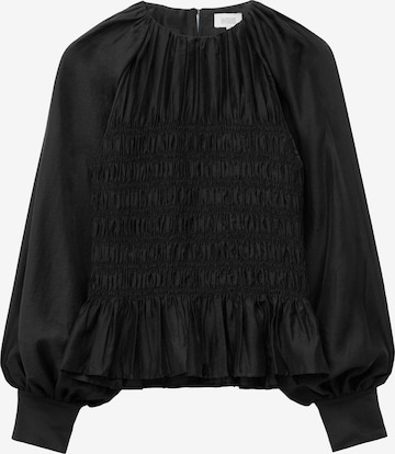 & Other Stories Bluse in Schwarz: Vorderseite