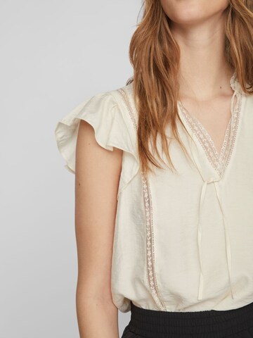 VILA Bluse 'LUCIA' in Beige