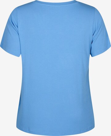 Zizzi Shirt 'VCARLY' in Blau
