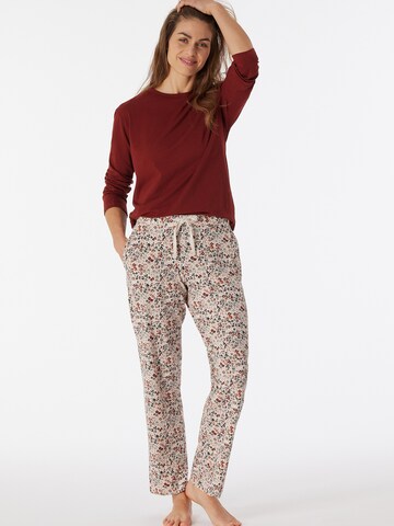 Pantalon de pyjama 'Mix & Relax' SCHIESSER en rose
