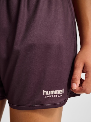 Hummel Regular Sporthose in Rot