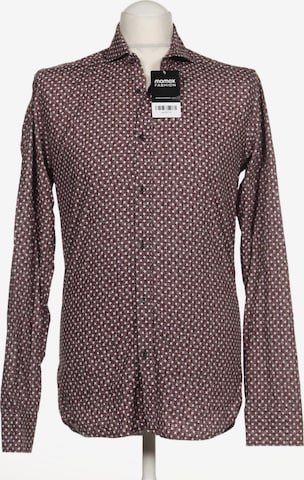 Bertoni Button Up Shirt in M in Brown: front