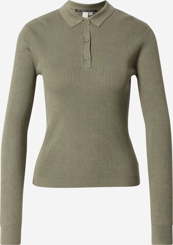 QS - Pullover em verde: frente