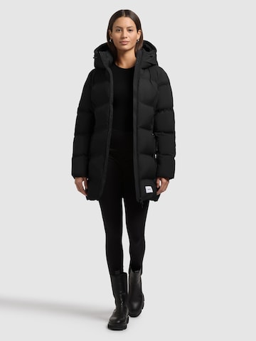 khujo Wintermantel 'Tanare4' in Schwarz