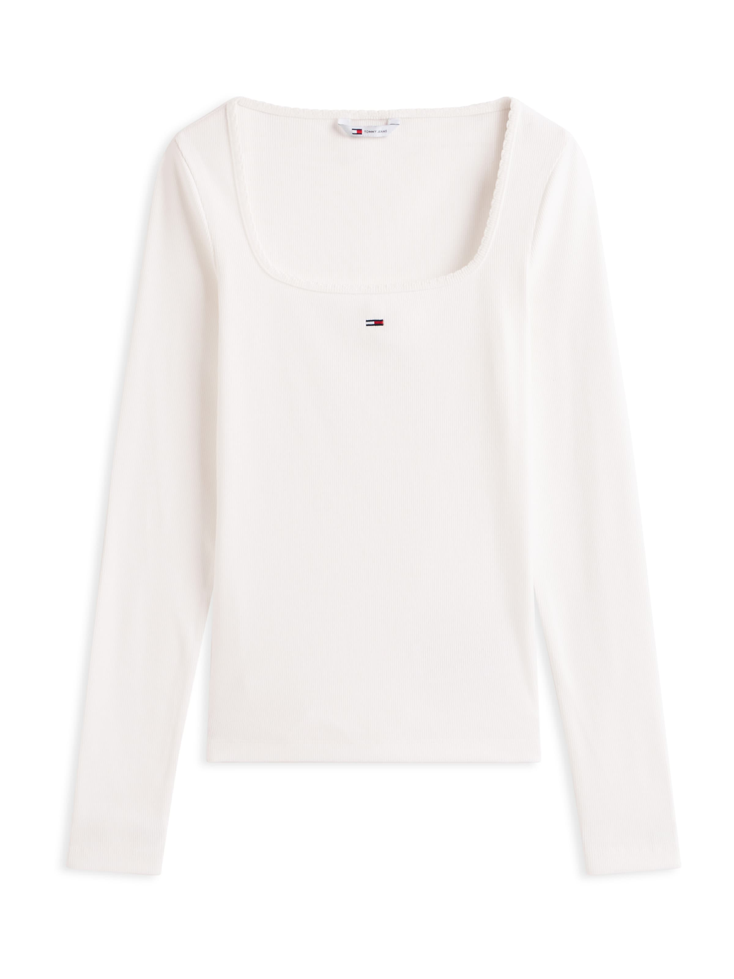 Tommy JeansMajica - bijela boja: prednji dio