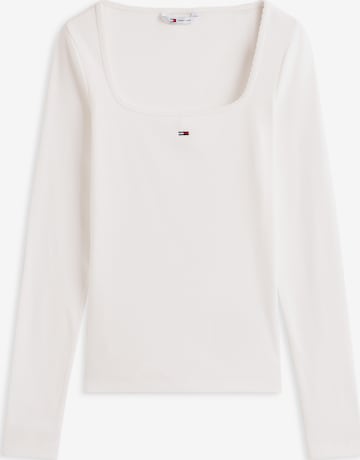 balta Tommy Jeans Marškinėliai: priekis
