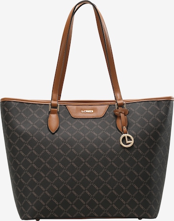 L.CREDI Shopper 'Filiberta' in Brown: front