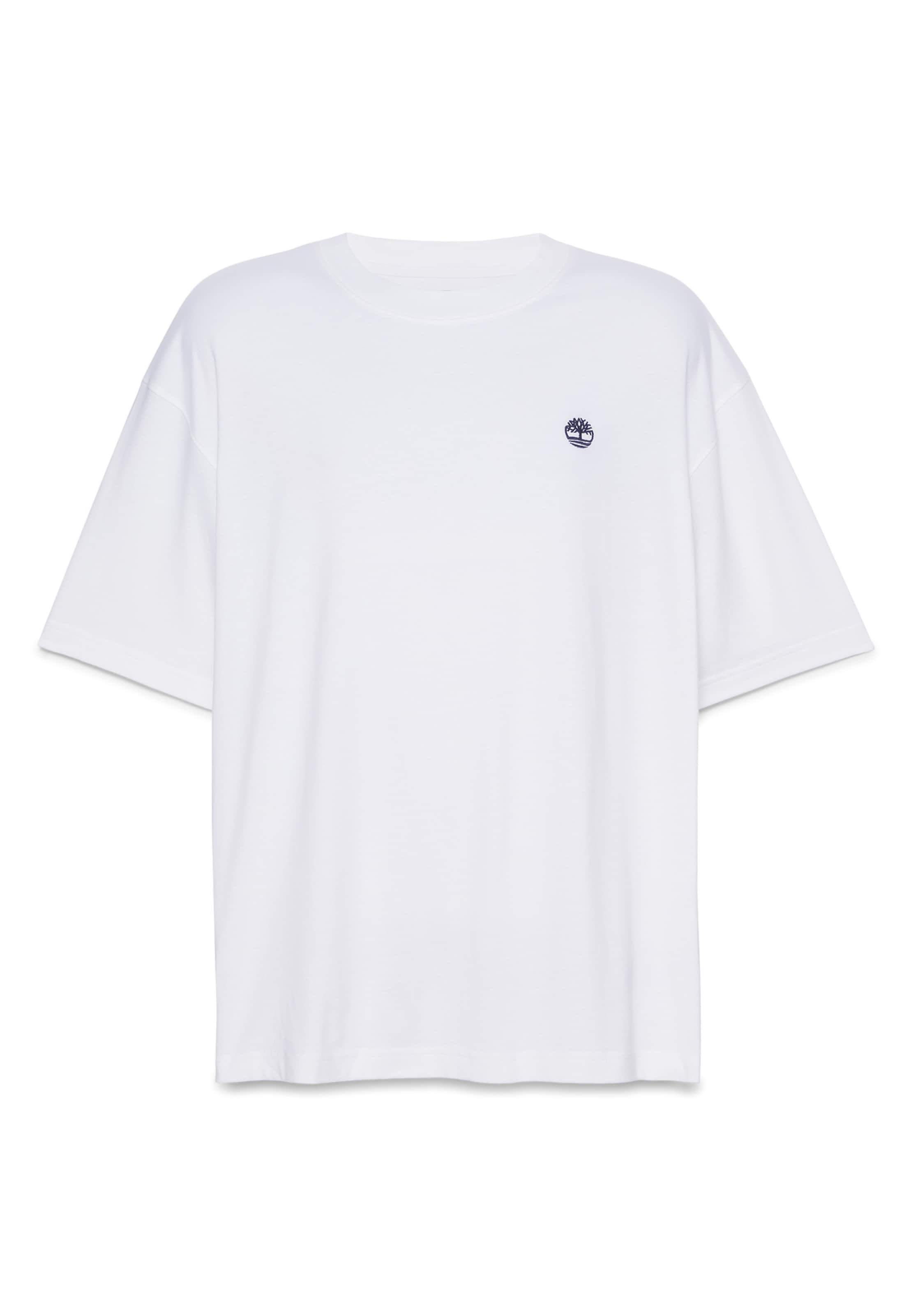 TIMBERLAND Тениска в бяло: отпред