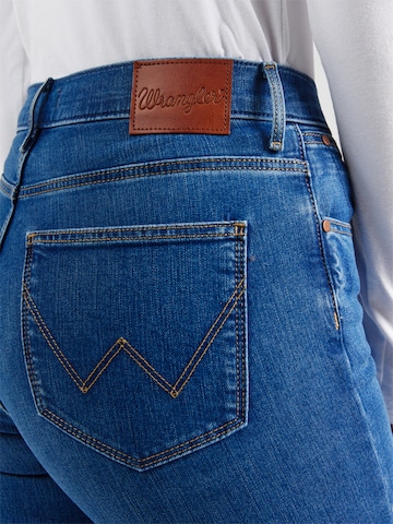 Coupe slim Jean WRANGLER en bleu