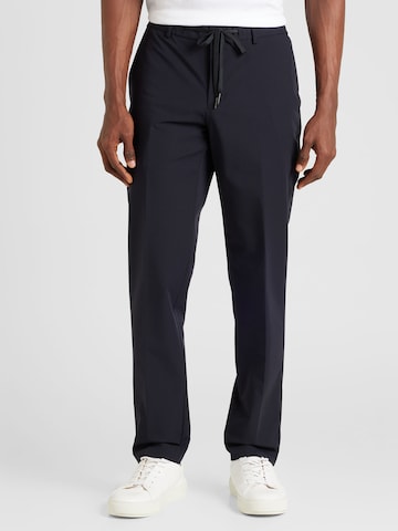 Michael Kors Regular Trousers with creases in Blue: front