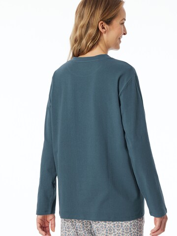 SCHIESSER Schlafshirt in Blau