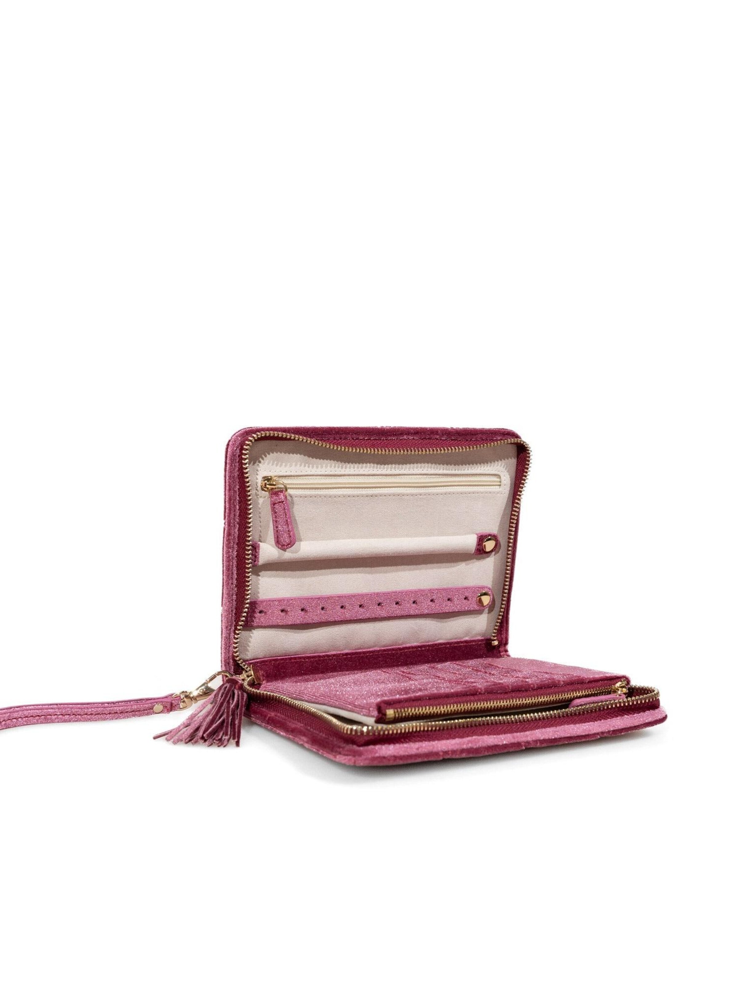 Friedrich23 Jewelry Storage 'Schmucketui CHENILLE' in Pink