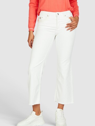 MARC AUREL Slim fit Pants in White: front