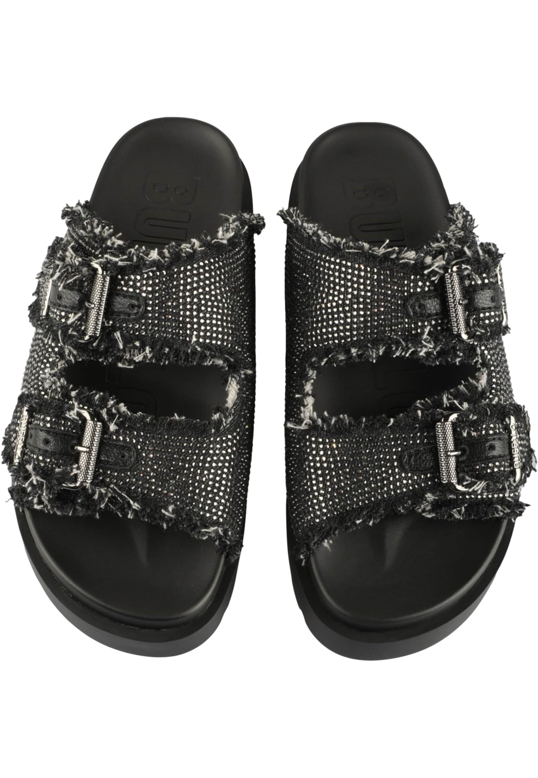 Mule 'EVE ARI SPARK' BUFFALO en noir : devant