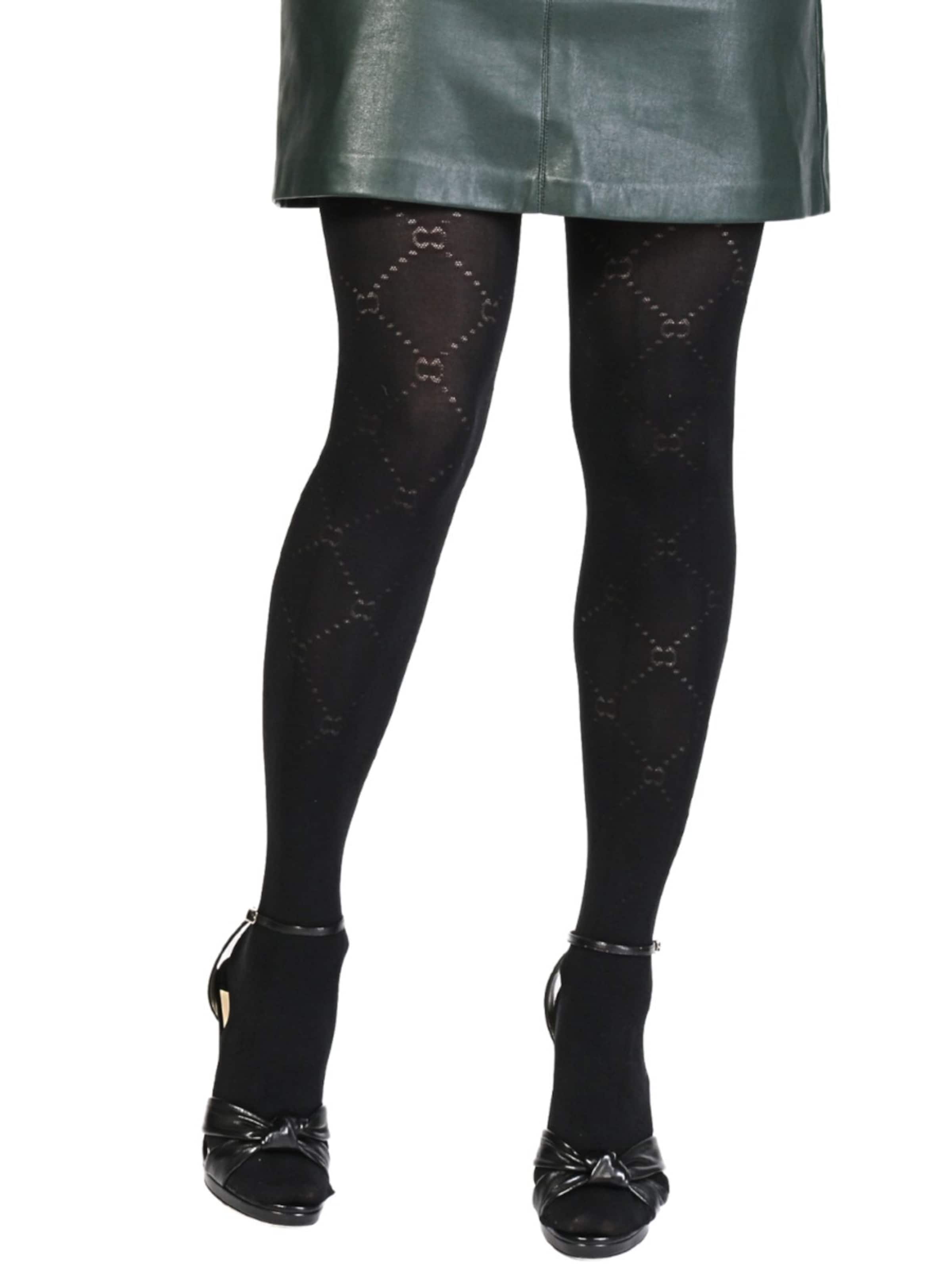 Collant 'SAMIRA' di Sokisahtel in nero: frontale