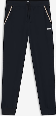 BOSS Regular Pajama Pants in Blue: front