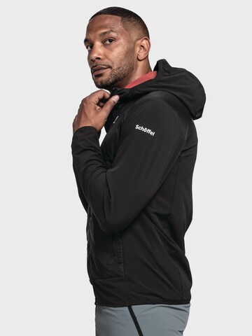Schöffel Outdoor jacket ' Hiking Hybrid Jk Style Blaueis MNS ' in Black