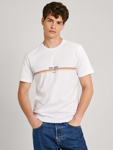 Pepe Jeans Shirt 'Adur' in Weiß: Vorderseite