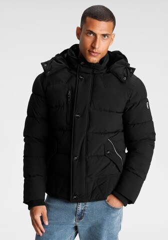 Bruno Banani LM Winter Jacket in Black: front