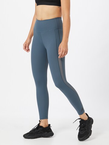 ADIDAS SPORTSWEAR Skinny Workout Pants in Blue: front