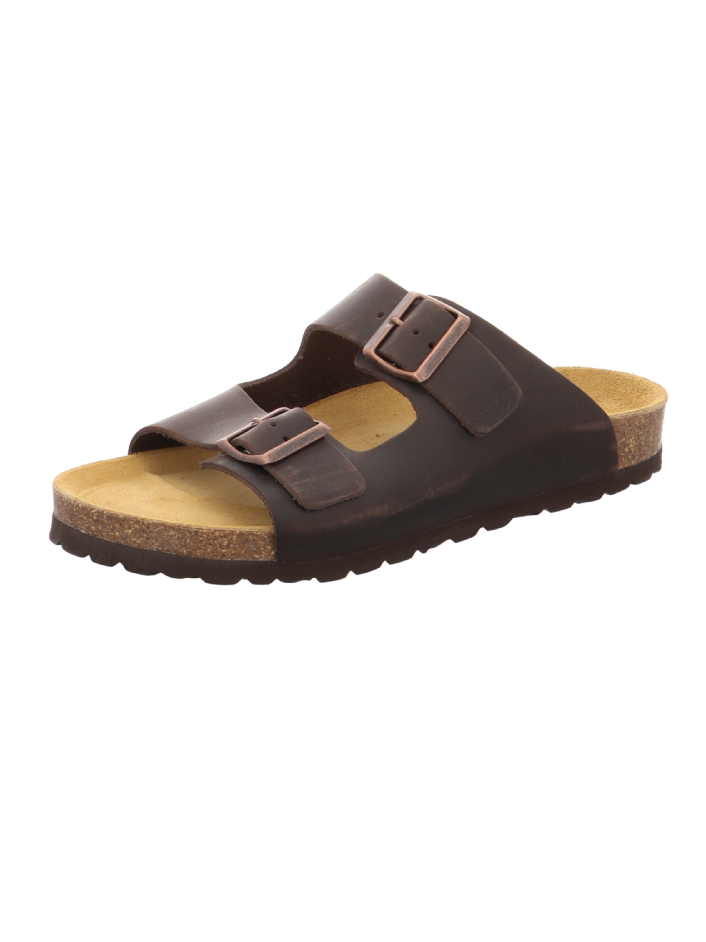 Zoccoletto di Natural Sense in marrone: frontale