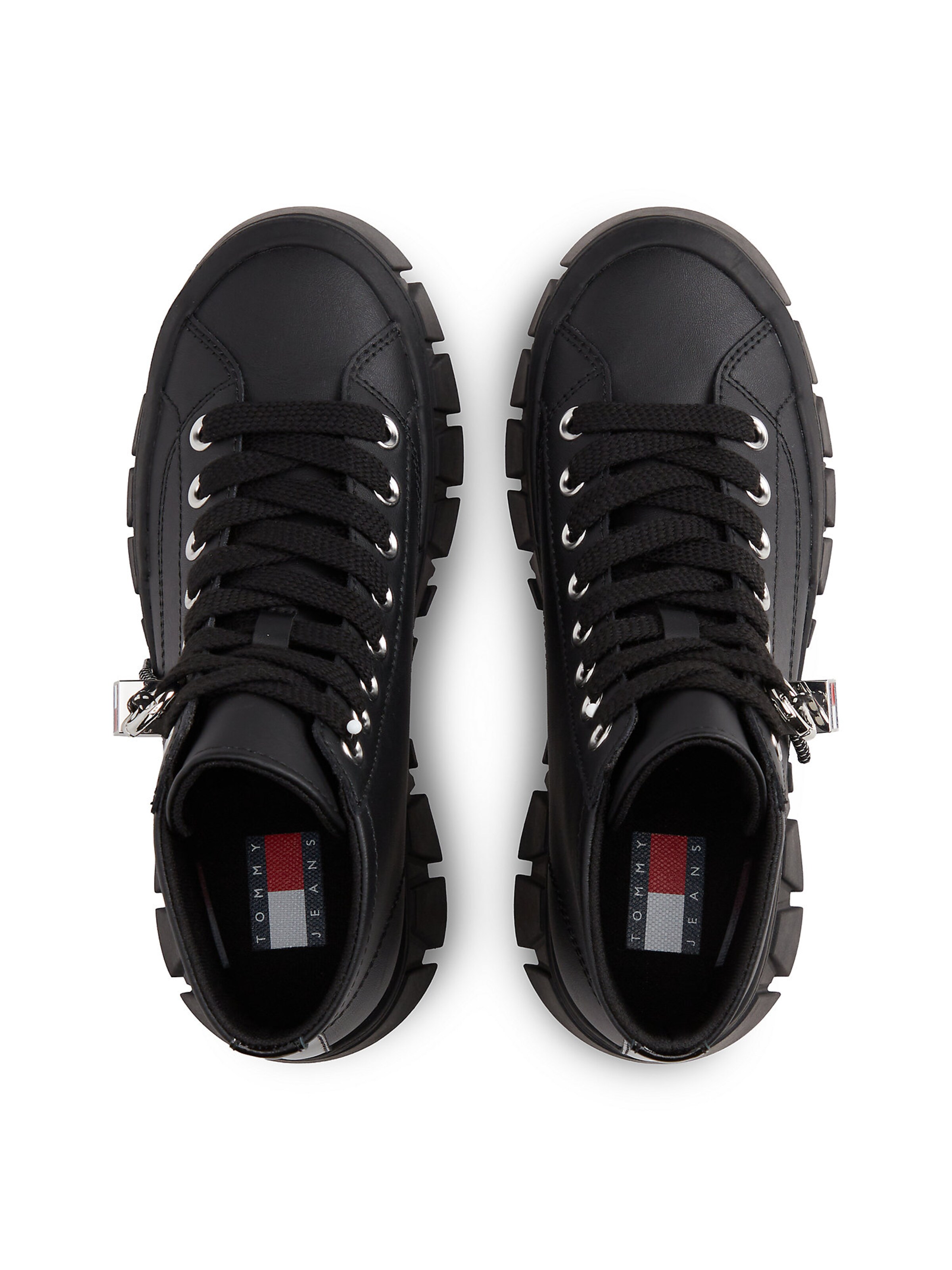 Tommy Jeans Lace-up bootie in Black