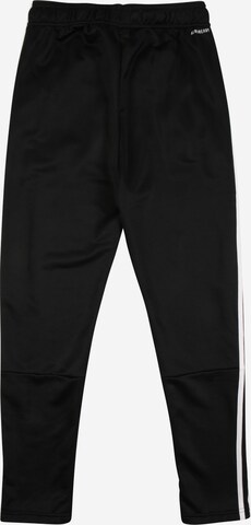 ADIDAS SPORTSWEAR Zwężany krój Spodnie sportowe 'Designed 2 Move 3-Stripes' w kolorze czarny