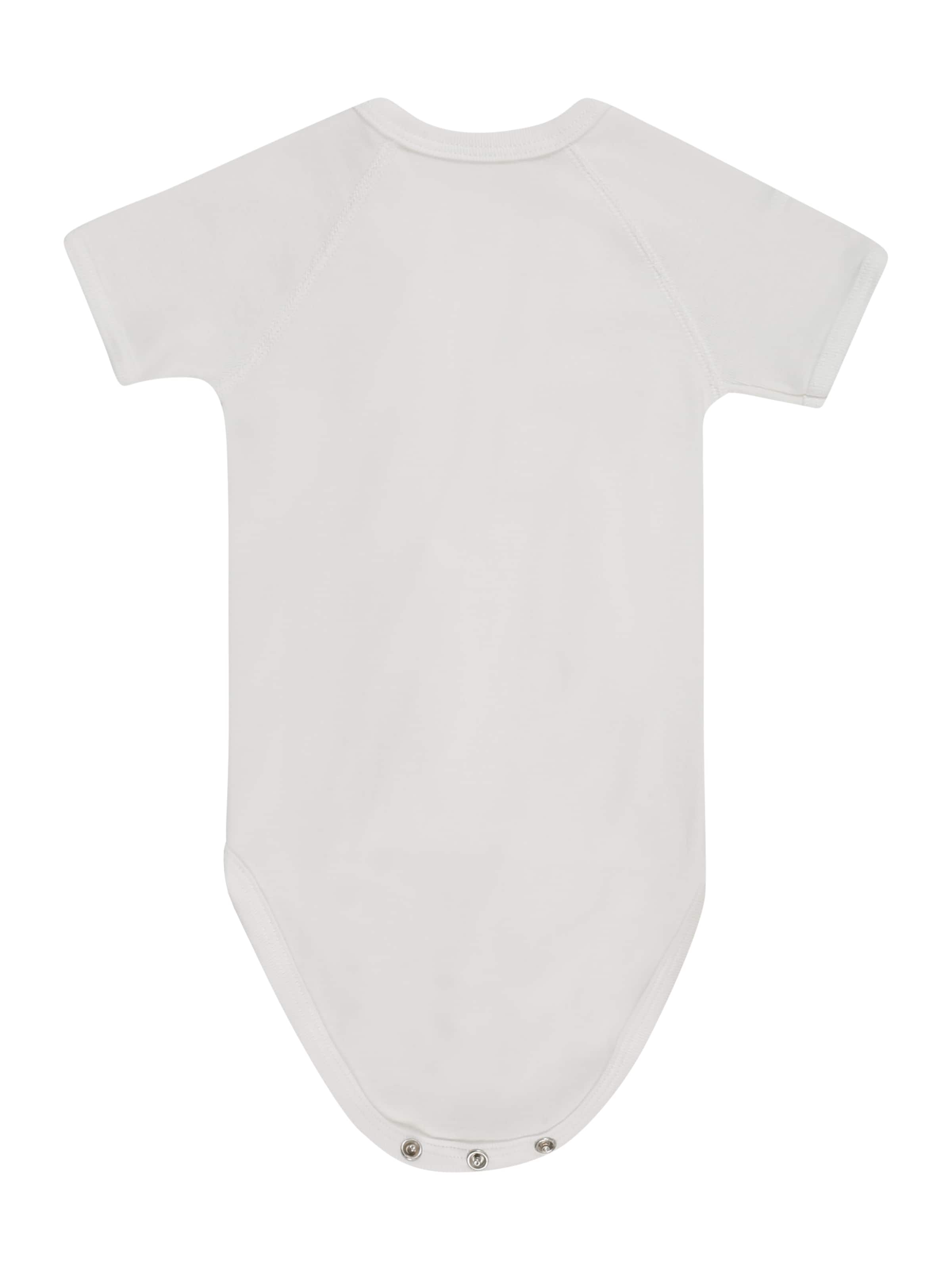 PETIT BATEAU - Pijama entero/body en blanco