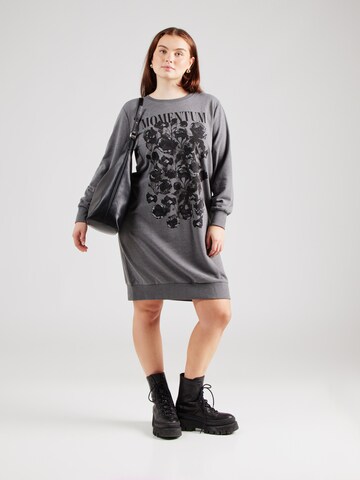 Robe 'CARVanna' ONLY Carmakoma en gris : devant