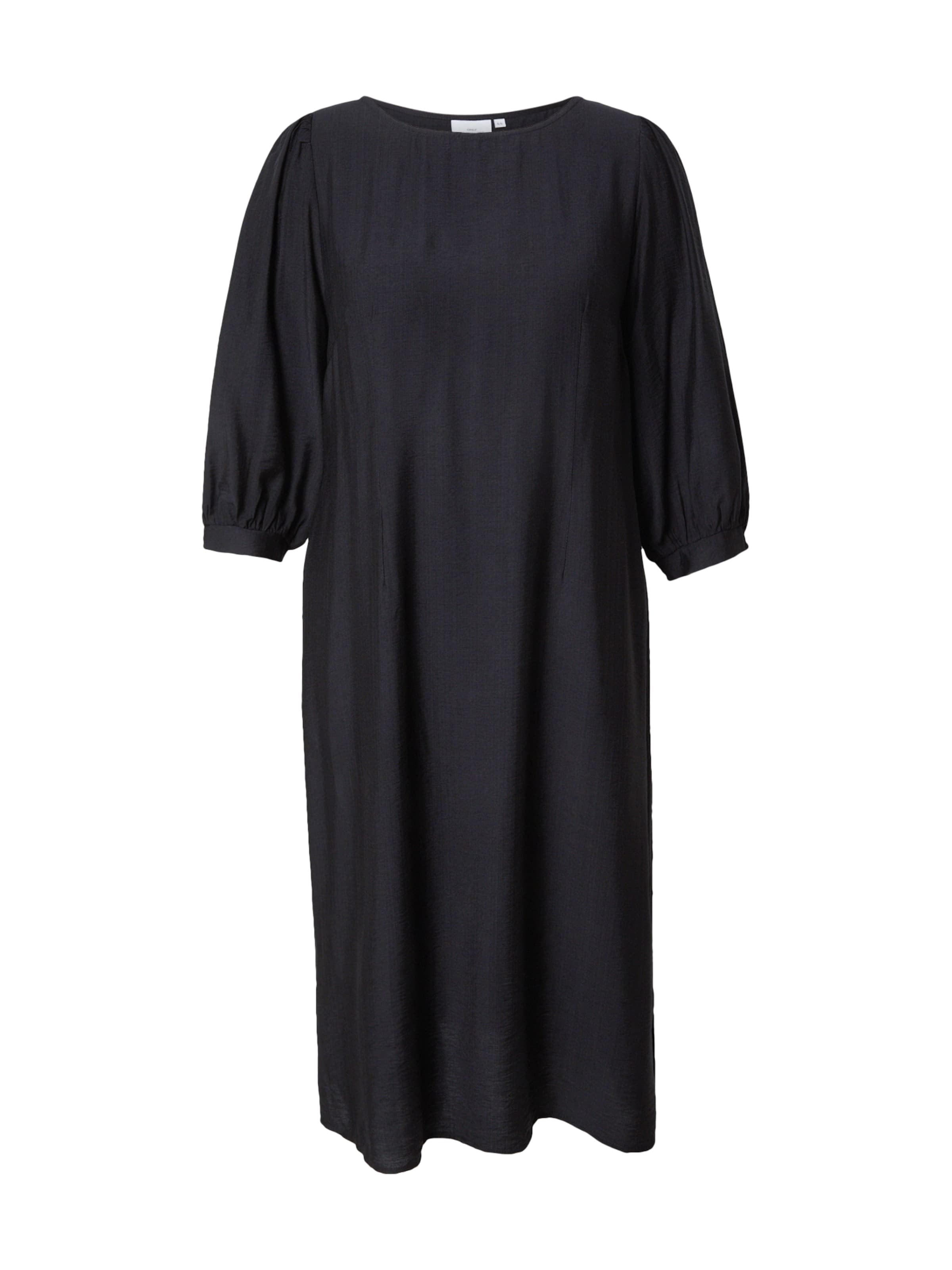 ONLY Carmakoma Рокля 'CARFANNIL' в черно: отпред