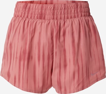 NIKE Loosefit Παντελόνι φόρμας 'ONE' σε ροζ: μπροστά