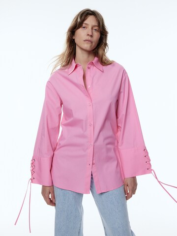 EDITED Bluse 'Eva' i pink: forside