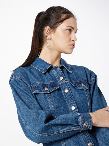 TOPSHOP Košilové šaty – modrá