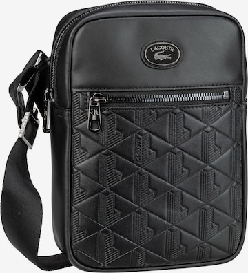 LACOSTE Crossbody Bag in Black: front